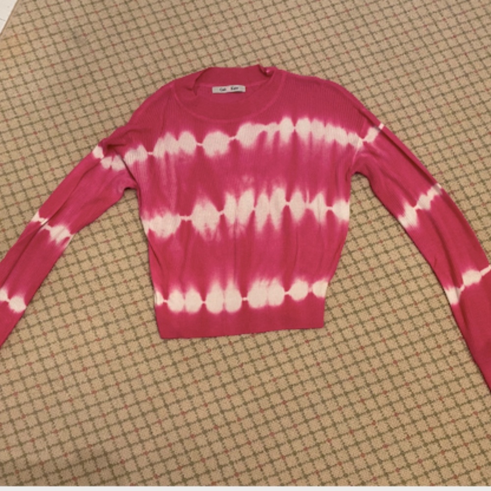 Gab & Kate Cropped Knit Top, Light weight, S